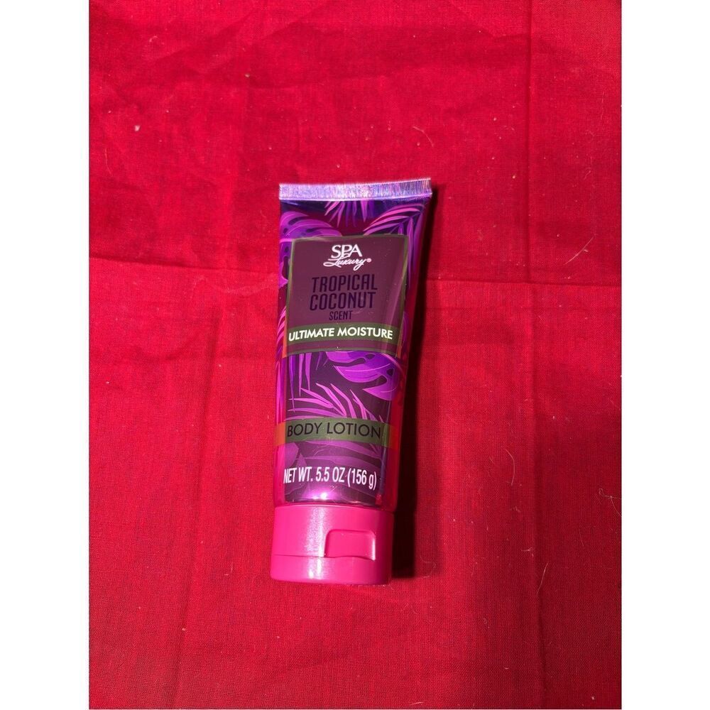 New Spa Luxury Tropical Coconut Ultimate Moisture Body Lotion - Purple & Pink